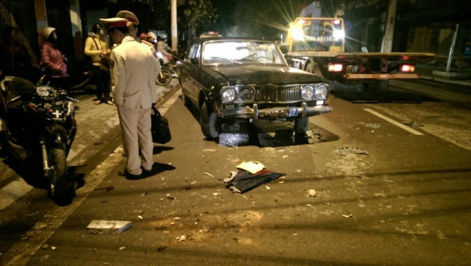 Công an nhanh chóng có mặt tại hiện trường giải quyết vụ việc.