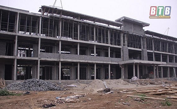 Ảnh minh hoạ một công trình xây dựng trường học (Báo Thái Bình).