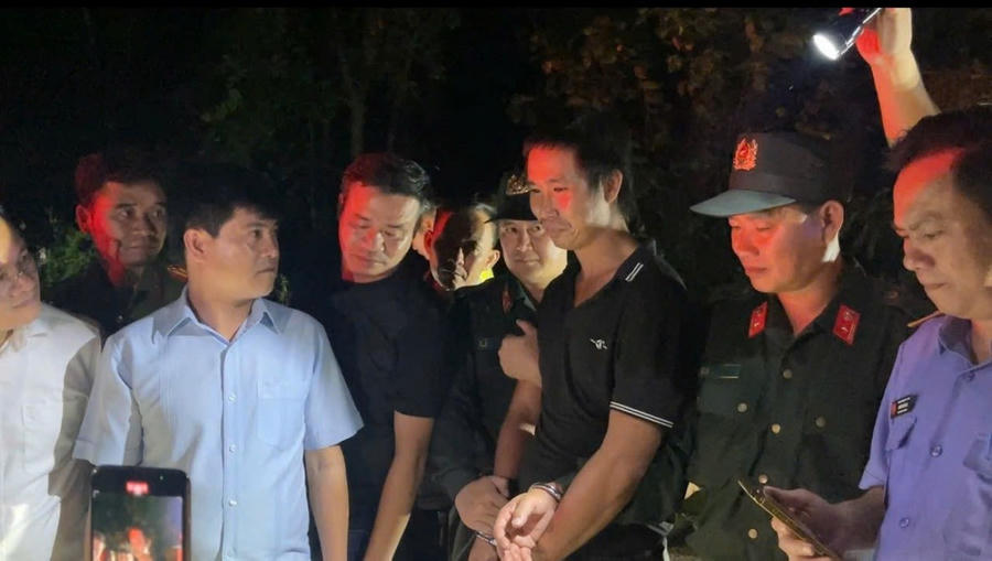 Giám đốc Công an tỉnh Đồng Nai Thiếu tướng Nguyễn Đức Hải trực tiếp đấu tranh, làm việc với đối tượng - Ảnh Bộ Công an.