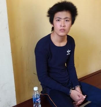 Bị cáo Lê Văn Hùng tại phiên tòa.