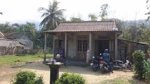 Ngôi nhà nơi xảy ra vụ việc.