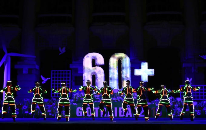 Nhóm Big Toe trình diễn màn nhảy ấn tượng (Ảnh: Trần Liễu)