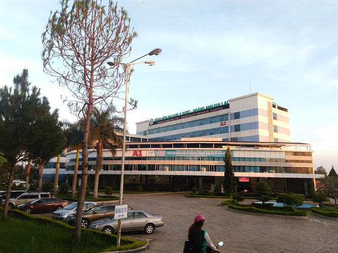 Bệnh viện Đại học Y Dược Hoàng Anh Gia Lai nơi xảy ra vụ việc.