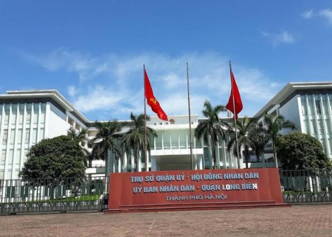 Trụ sở UBND Quận Long Biên, Hà Nội.