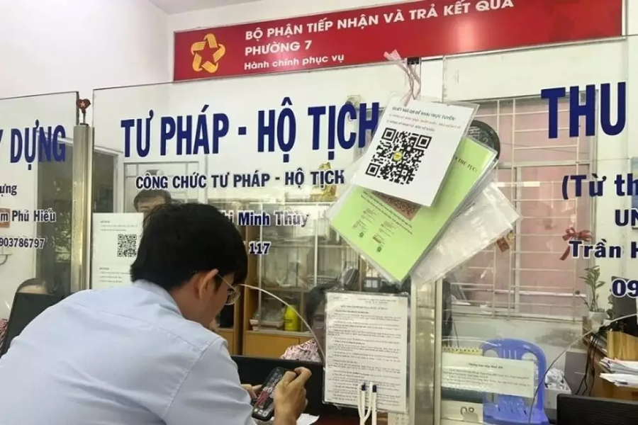 Phân định thẩm quyền, trình tự, thủ tục đăng ký hộ tịch. (Ảnh minh họa)
