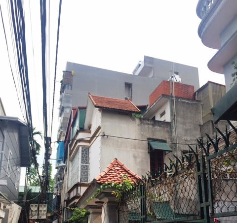 Một chung cư mini trên địa bàn phường Ngọc Hà (nhà cao nhất).