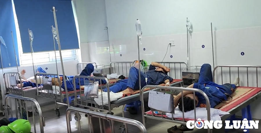 Vụ ngộ độc đã khiến hơn 120 người mắc và nhập viện (Ảnh: Báo Công luận).