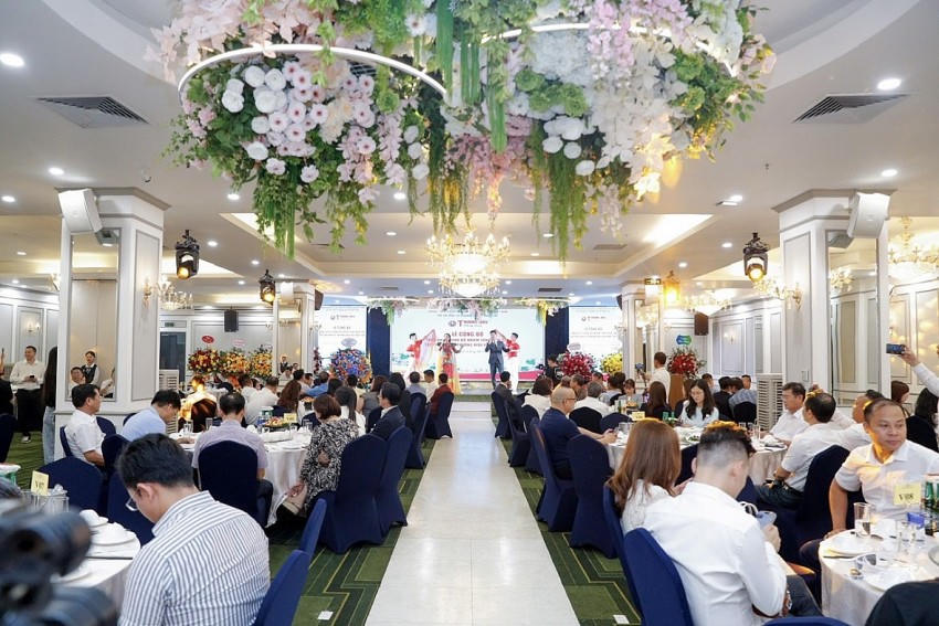 Quang cảnh Lễ công bố, trao Quyết định bổ nhiệm nhà báo Cảnh Chi Tuyên giữ chức vụ Tổng Biên tập Tạp chí điện tử Thương hiệu và Pháp luật.