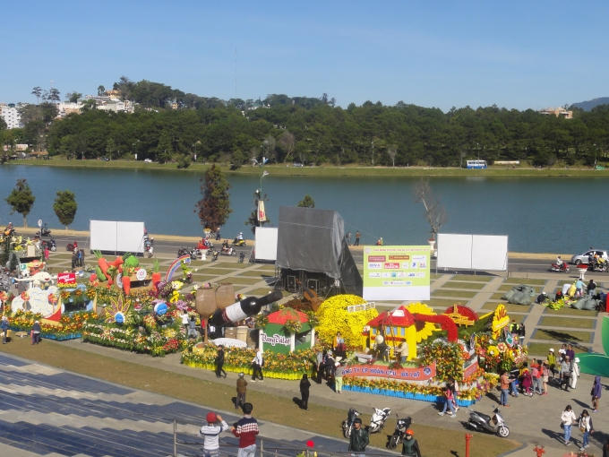 Lễ hội Festival hoa Đà Lạt năm 2015.