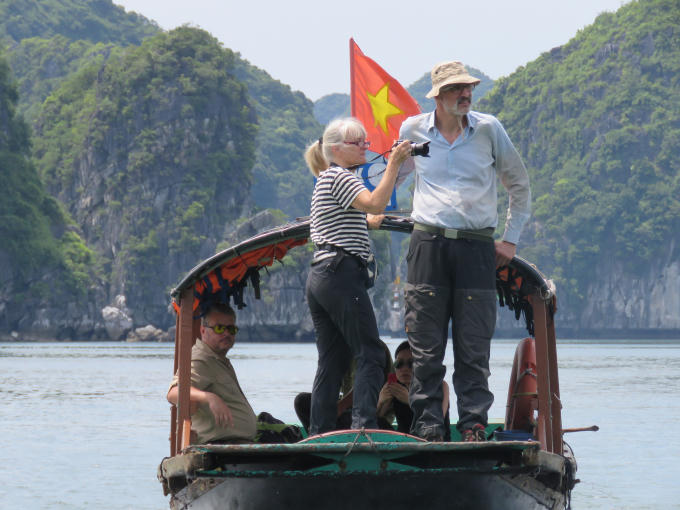TS Ellen Ulrika Aberg, Chuyên gia của IUCN đã hoàn thành chuyến thực địa tại khu vực đề cử.
