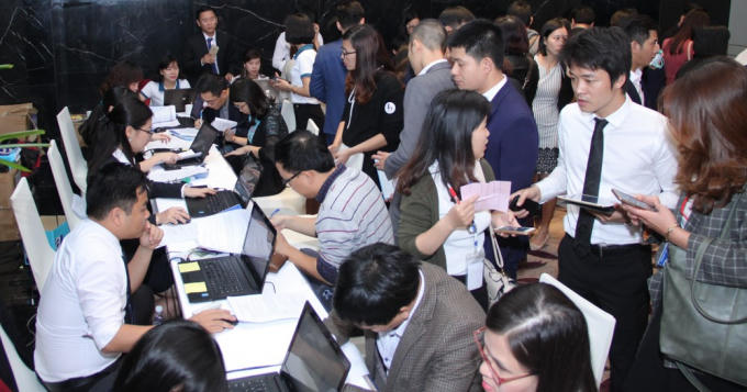 70% căn hộ Vinhomes Skylake được đăng k&yacute; đặt mua trong ng&agrave;y ra mắt