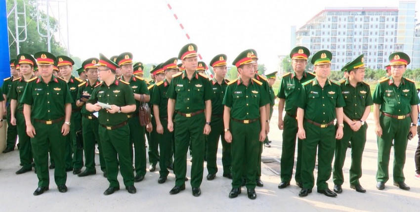 Đoàn công tác đã đến kiểm tra tại cửa khẩu quốc tế Mộc Bài