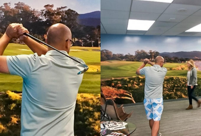 Chàng trai “diễn sâu” để trông thật ngầu trên mạng. Ảnh: The Marshal‏. 