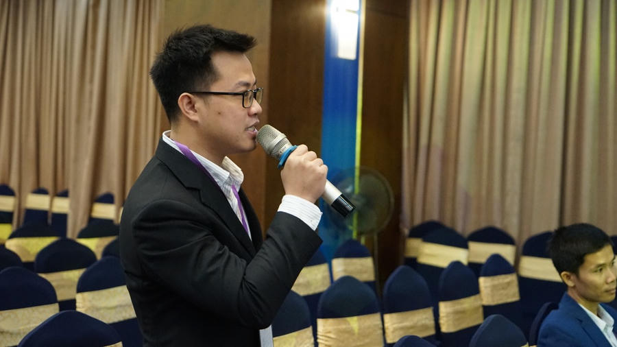 Buổi lễ ra mắt ứng dụng Finstar thu hút sự quan tâm của đông đảo các nhà đầu tư.