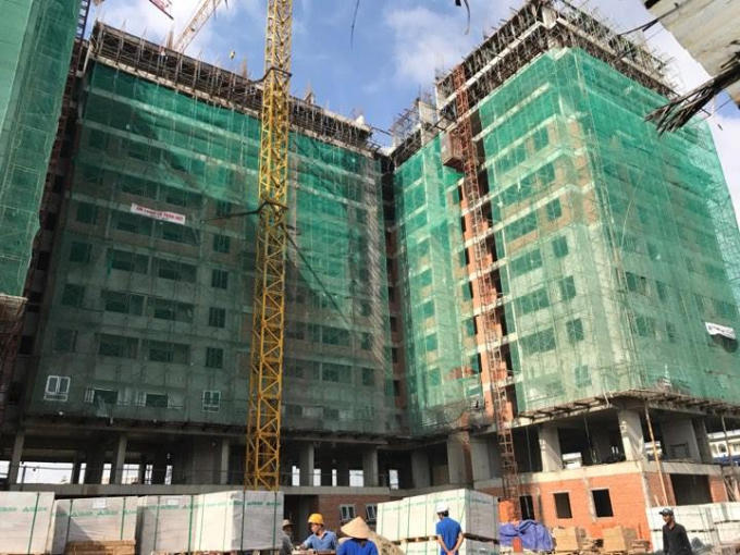Dự án Heaven Riverview đang được gấp rút xây dựng