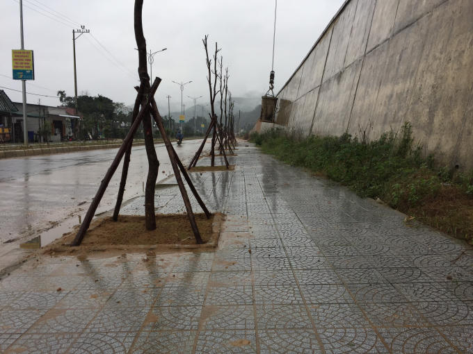 Công trình đã cơ bản hoàn thành.