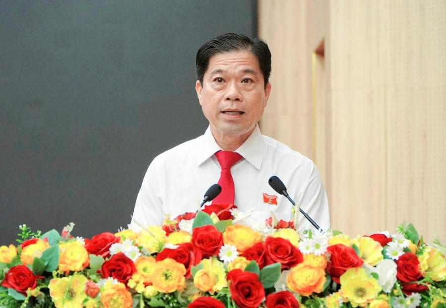Ông Phạm Minh Tâm - Tỉnh ủy viên, Giám đốc Sở Tài chính tỉnh An Giang (Ảnh: Khánh Thuỳ)