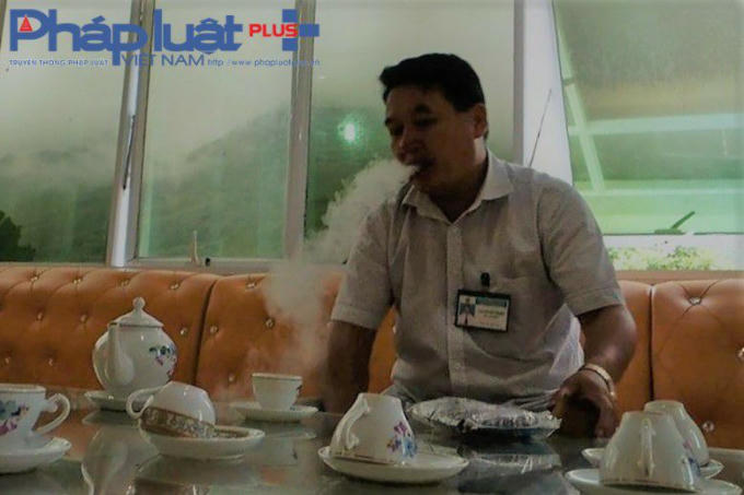 Ông Nguyễn Hữu Nghiệp - Chủ tịch UBND xã Đông Hà. (Ảnh: Tiến Vũ)