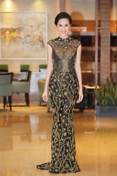 Sở hữu một gương mặt khả ái cùng với thân hình hoàn hảo, người đẹp tuổi thân luôn đắt show trong làng giải trí Việt. Ảnh: internet.
