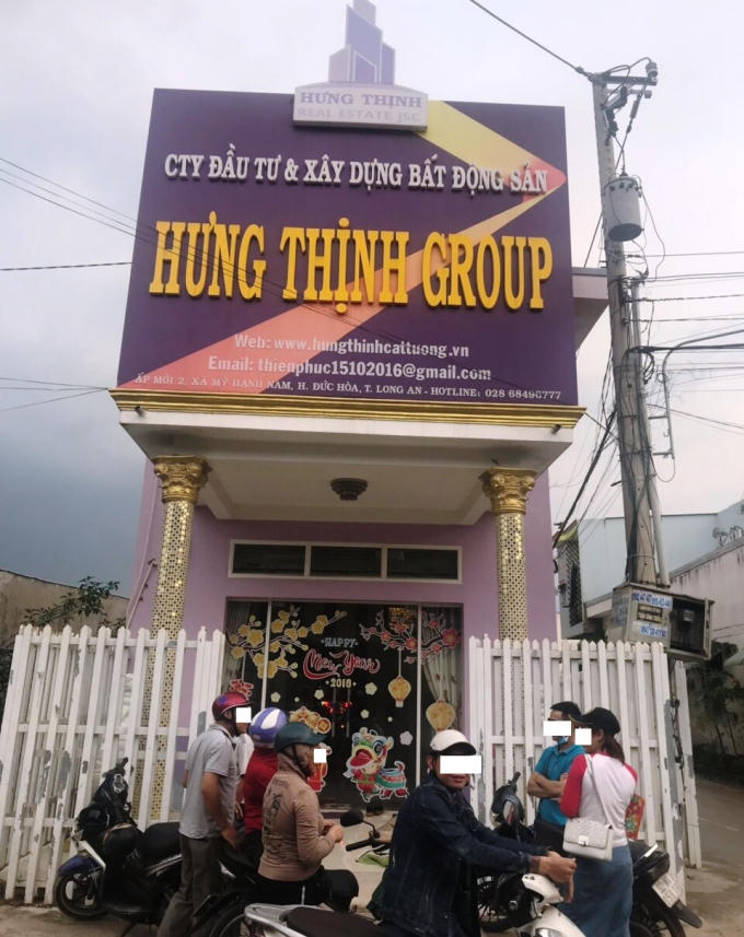 Căn nhà được cho là Trụ sở Công ty TNHH Đầu tư và Xây dựng Bất động sản Hưng Thịnh.