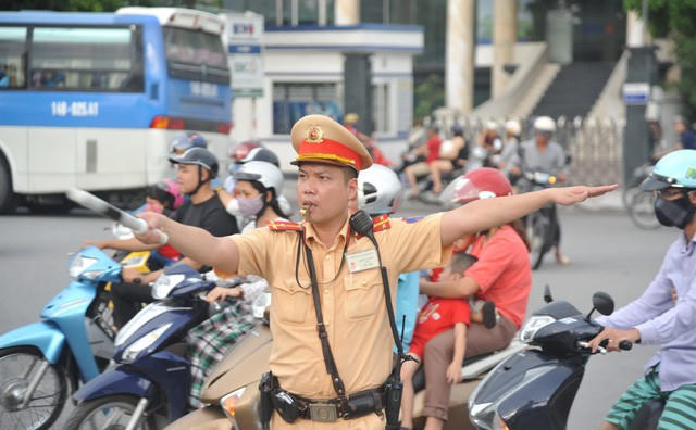 H&agrave; Nội ph&acirc;n luồng giao th&ocirc;ng phục vụ Lễ Quốc tang Chủ tịch nước