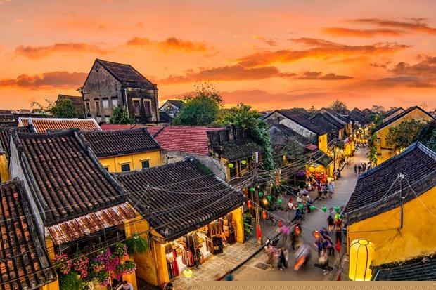 Một góc trung tâm phố cổ Hội An. (Ảnh: CTV/Vietnam+)