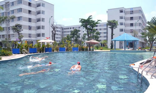 Một chung cư nhà ở xã hội tại Gia Lâm, Hà Nội.