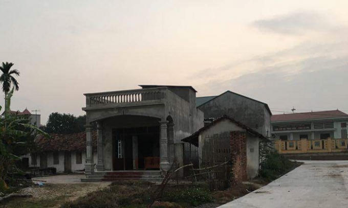 Ngôi nhà nơi xảy ra sự việc.