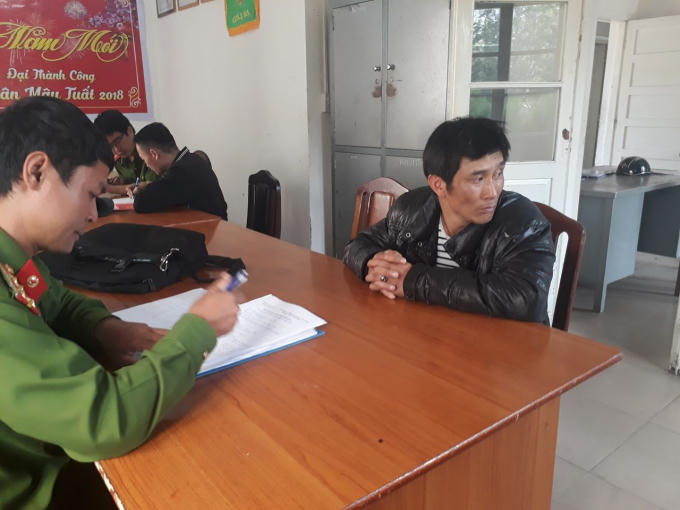 Trần Minh Khánh tại Cơ quan điều tra.