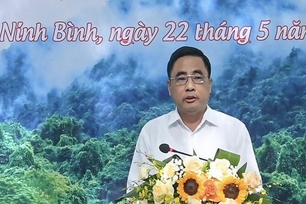 Thứ trưởng Bộ Nông nghiệp và Môi trường, ông Nguyễn Quốc Trị phát biểu tại buổi lễ.