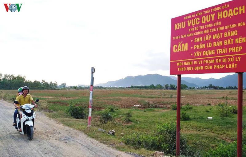 Khu vực quy hoạch xây dựng Trung tâm Hành chính tỉnh Khánh Hòa.