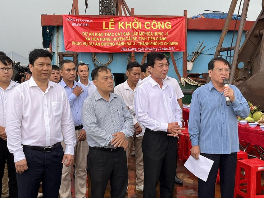 Lễ khởi công mỏ cát Hòa Hưng-5