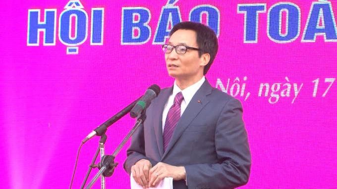 Phó Thủ tướng - Vũ Đức Đam phát biểu tại buổi lễ