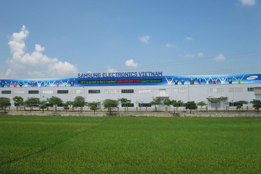 Nhà máy Samsung tại Thái Nguyên