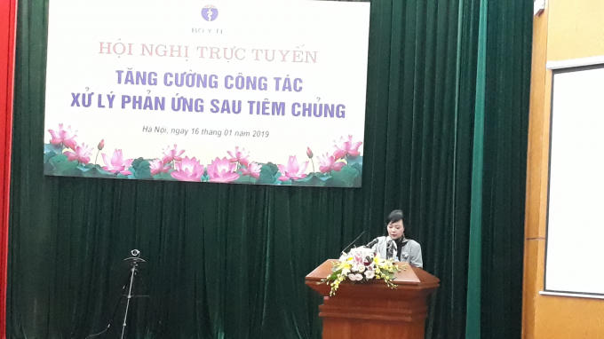 Bộ trưởng Bộ Y tế Nguyễn Thị Kim Tiến phát biểu ý kiến.