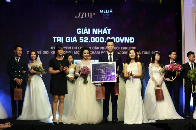 Cặp uyên ương đạt Giải Nhất Perfect Couple năm 2016 - Cô dâu Nguyễn Hồng Vân &amp; Chú rể Trương Quang Huy.