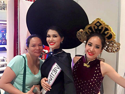 Oanh Yến của Việt Nam xuất sắc giành ngôi cao nhất cuộc thi PanContinental international 2015. Ảnh:  Internet