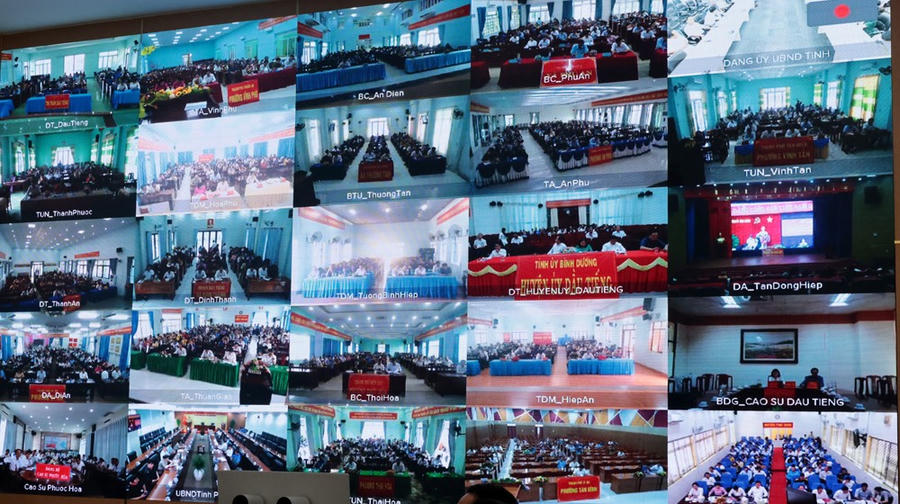 Hội nghị được kết nối đến 110 điểm cầu với 12.000 đại biểu tham dự.