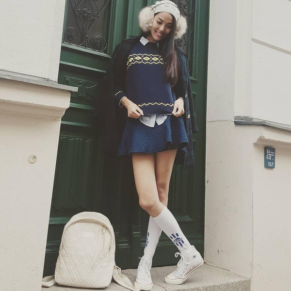 Trong cuộc sống hàng ngày, cô cũng thể hiện một gu thời trang thời thượng và sành điệu. Ảnh: internet.