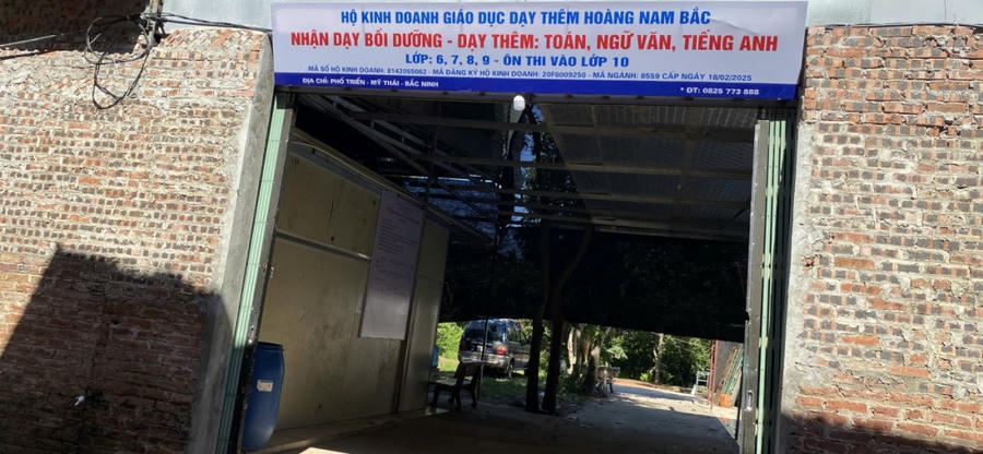 Trung tâm dạy kỹ năng sống kèm cả dạy văn hóa tại Phố Triển, xã Mỹ Thái, tỉnh Bắc Ninh.