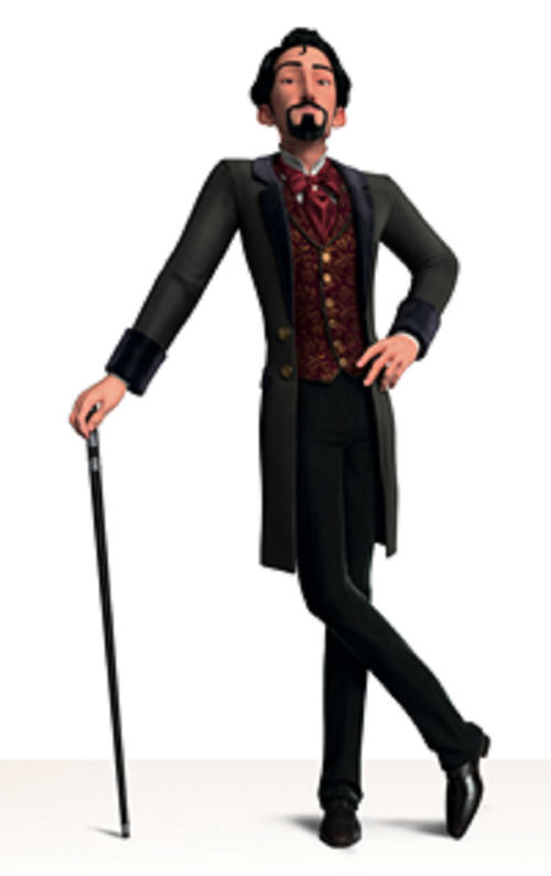 Là một người thầy đáng kính, Merante có đôi lông mày đậm, bộ râu nổi bật và một cây gậy luôn bên mình. Ông luôn xuất hiện trong bộ trang phục sẫm màu và đôi giày da sáng bóng.