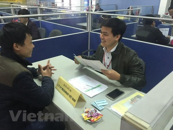 Phỏng vấn tuyển dụng lao động. (Ảnh minh họa: Hồng Kiều/Vietnam+)