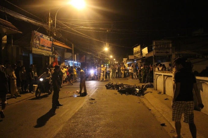 Khu vực xảy ra vụ TNGT là trước UBND phường 28.