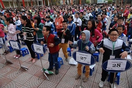 Năm nay, có hơn 1.000 thí sinh đại diện cho 373 trường thuộc 30 quận huyện tham gia kỳ thi.