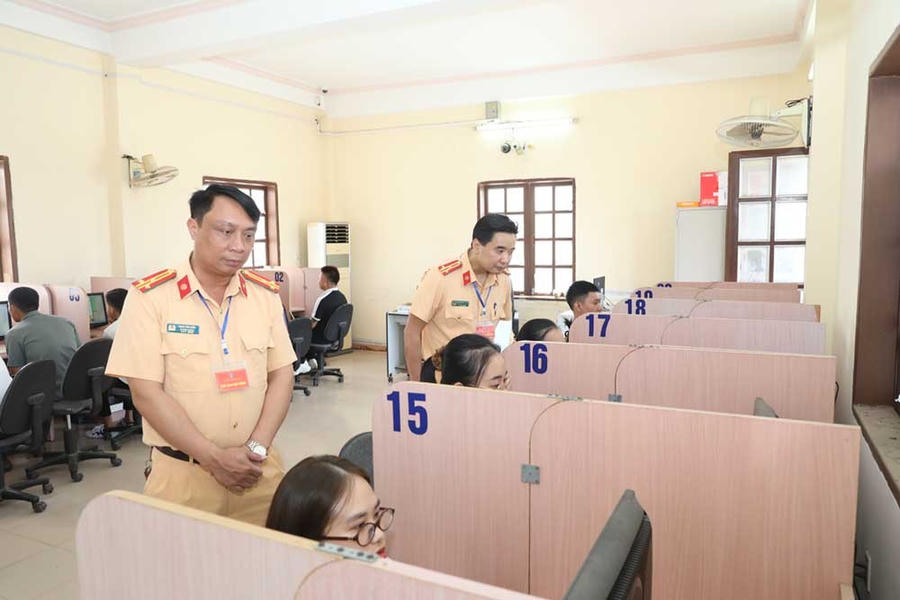 Kỳ sát hạch sẽ được Công an tỉnh Sơn La tiếp tục tham mưu tổ chức trong thời gian tới. Ảnh: Công an tỉnh Sơn La