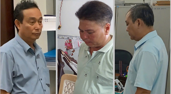 Các bị can trong vụ án.