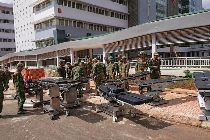 Việc di dời trang thiết bị của Bệnh viện Đa khoa Vùng sang trụ sở mới sẽ mất nhiều thời gian.