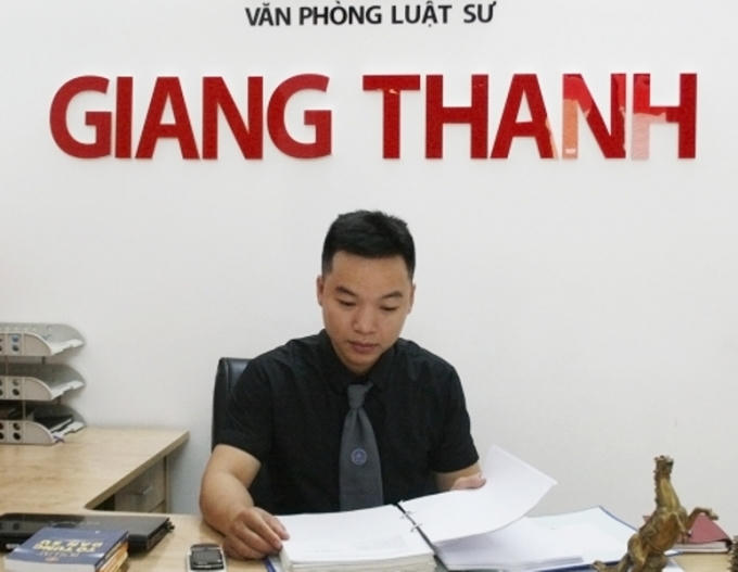 Luật sư Giang Hồng Thanh – Văn phòng Luật sư Giang Thanh (Đoàn Luật sư Hà Nội).