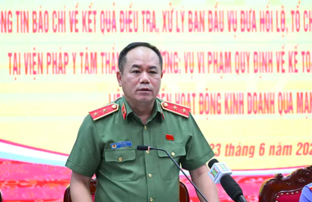 Trung tướng Nguyễn Thanh Tùng.