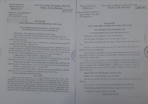 Hai bản án còn nhiều khúc mắc.